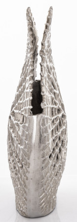 detail Váza hliník stříbrná GD DESIGN