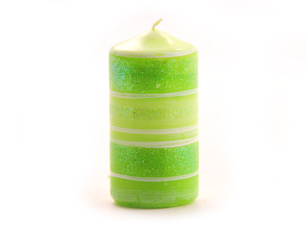 detail Zelená svíčka Candy GD DESIGN