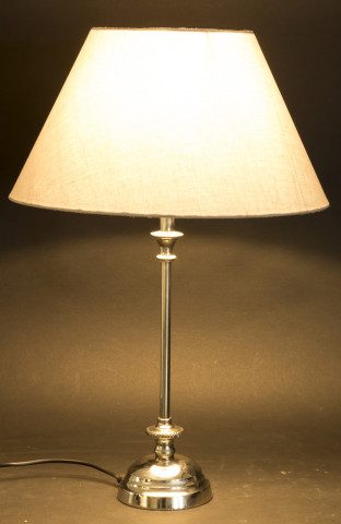 detail Stolní lampa kovová stříbrná GD DESIGN