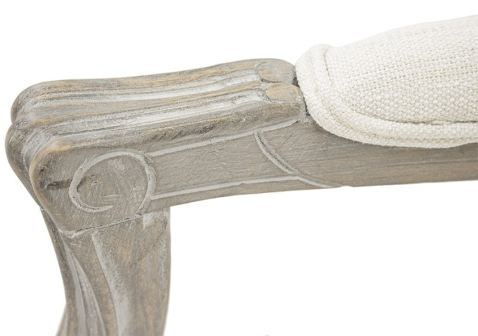 detail Dřevěné čalouněné křeslo s područkami GD DESIGN