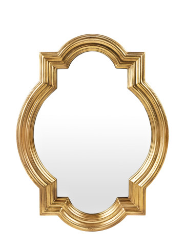 detail Nástěnné zrcadlo zlaté GD DESIGN