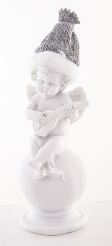 detail Figurka andílek na kouli s kytarou GD DESIGN