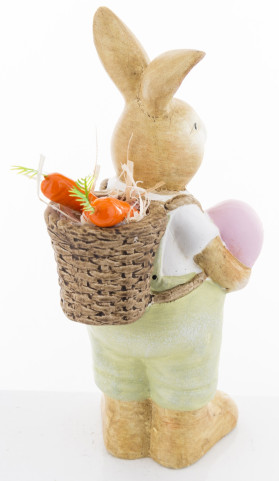 detail Figurka králík s růžovým vajíčkem GD DESIGN