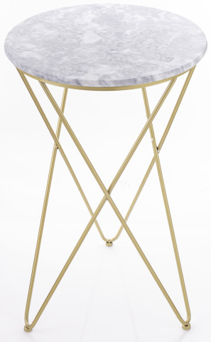 detail Odkladací stolek zlatý GD DESIGN