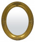 náhled Zlaté oválné zrcadlo GD DESIGN