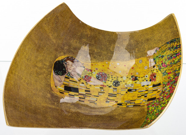 detail Dekorační kovová mísa Gustav Klimt GD DESIGN