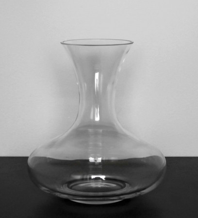 detail Skleněná váza tvar karafa GD DESIGN