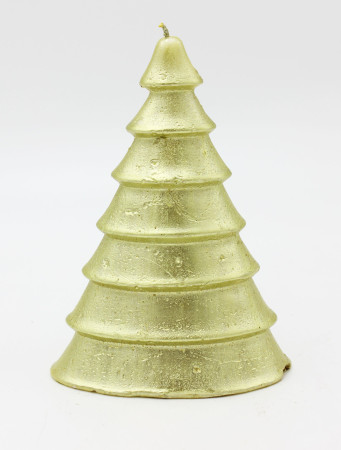 detail Svíčka stromek perla zlatá GD DESIGN