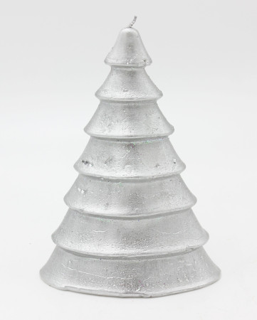 detail Svíčka stromek perla stříbrná GD DESIGN