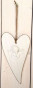 náhled Srdce dřevěné s andělem 13,5x25 cm GD DESIGN