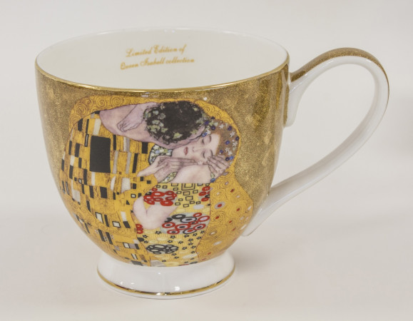 detail Hrnek Gustav Klimt polibek GD DESIGN