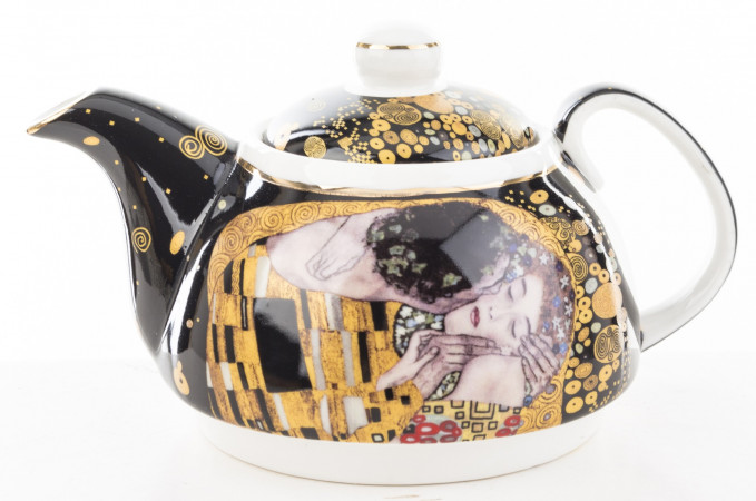 detail Čajová sada konvička s šálkem 300 ml Gustav Klimt GD DESIGN