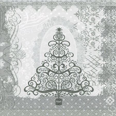 detail Vánoční ubrousky se stromečkem GD DESIGN