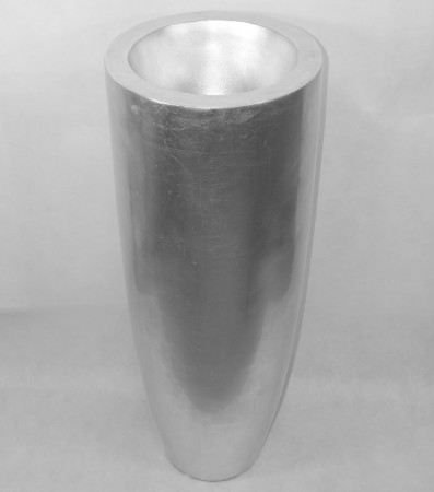 detail Stříbrná vysoká váza GD DESIGN
