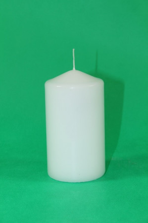 detail Pl Pillar svíčky 120/70 090 White BISPOL GD DESIGN