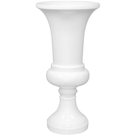 detail Bílá váza na podstavci GD DESIGN