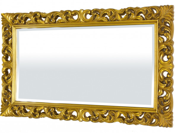 detail Zrcadlo ve zlatém rámu GD DESIGN