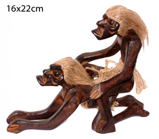 detail Dřevěná africká soška GD DESIGN