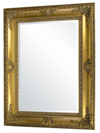 detail Zlaté zrcadlo s výrazným zdobením 120 cm GD DESIGN