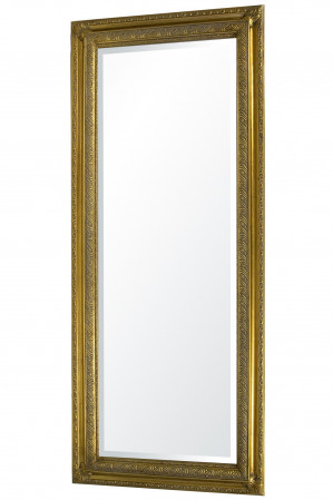 detail Zlaté zrcadlo s bohatým vzorem GD DESIGN