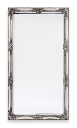 detail Velké stříbrné zrcadlo zdobené GD DESIGN
