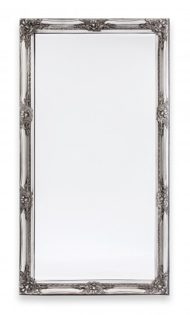 detail Velké stříbrné zrcadlo zdobené GD DESIGN