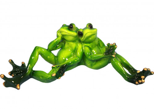 Figurka sedící žáby