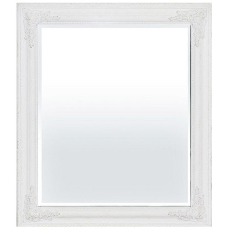 detail Bílé zrcadlo s patinou GD DESIGN