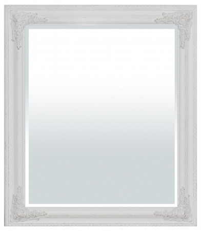 detail Bílé zrcadlo s patinou GD DESIGN