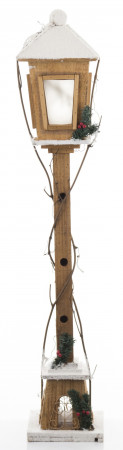 detail Velká dřevěná lucerna GD DESIGN