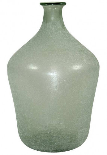 Tyrkysová skleněná váza