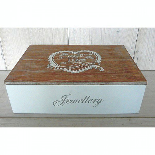 Dřevěná krabička na šperky Dream