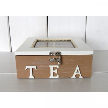 detail Dřevěná krabička na čaj GD DESIGN