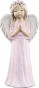 náhled Anděl sádrový Malgosia s věnečkem růžový GD DESIGN
