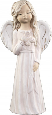 Anděl ze sádry Maglosia s motýlem capuccino