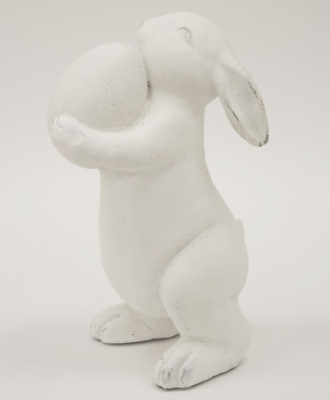 detail Bílý králíček s vajíčkem GD DESIGN