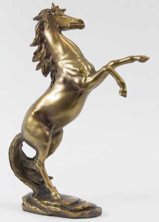 detail Figurka kůň zlatý GD DESIGN