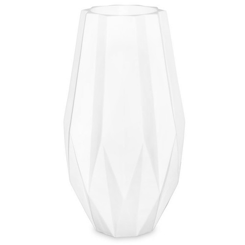 Bílá vzorovaná váza