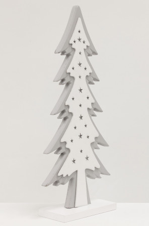 detail Dřevěný stromek s hvězdičkama GD DESIGN