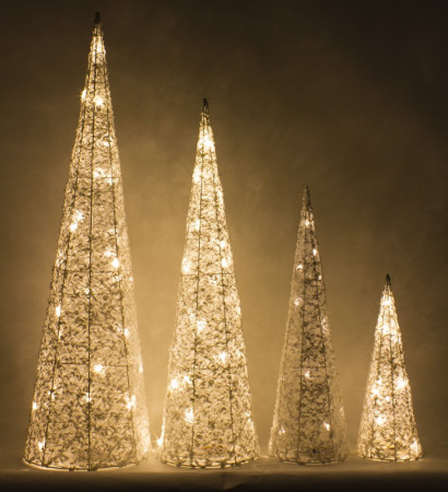 detail Vánoční stom s led světly GD DESIGN