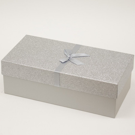 detail Dárkové krabičky stříbrné sada 3 ks GD DESIGN