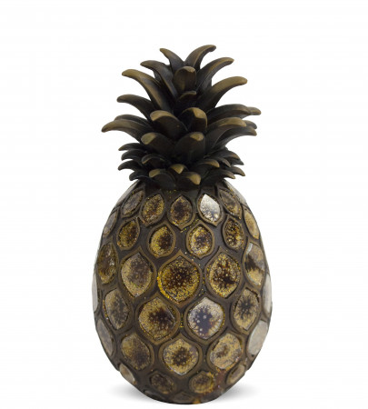 detail Dekorační hnědý ananas GD DESIGN