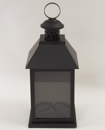 detail Kovová lucerna s plamínkem GD DESIGN