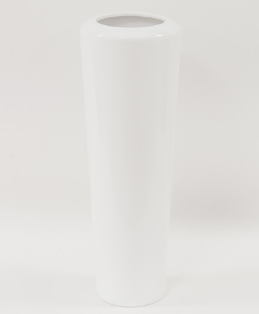 detail Bílá vysoká váza GD DESIGN