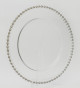 náhled Skleněný talíř se stříbrným detailem GD DESIGN
