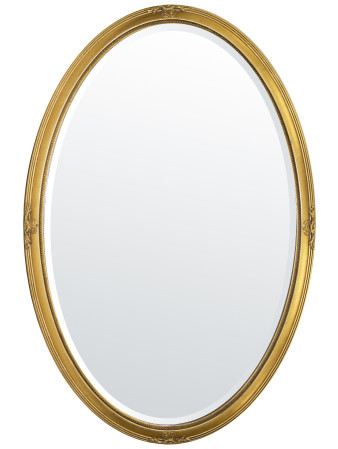 detail Oválné zrcadlo zlaté GD DESIGN