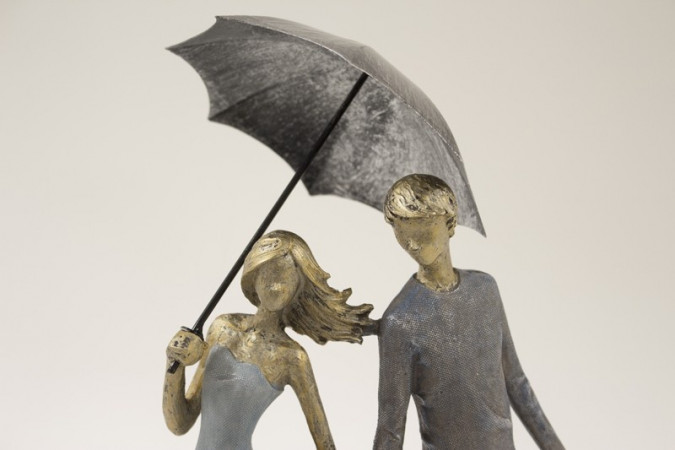 detail Zamilovaný pár s deštníkem GD DESIGN