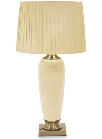 detail Keramická stolní lampa béžová GD DESIGN