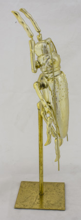 detail Zlatý brouk na stojanu GD DESIGN