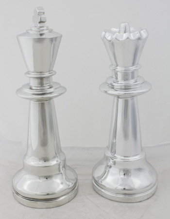 detail Sada stříbrných šachových figurek GD DESIGN